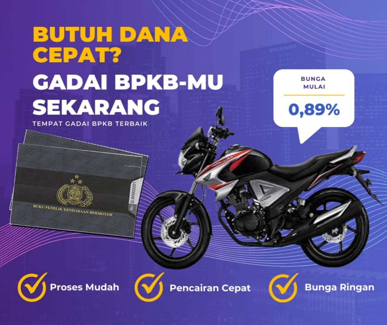 Kredit Jaminan Bpkb Motor Honda NewMegapro Ficw Dapat Dana Berapa? Seperti Ini Simulasinya